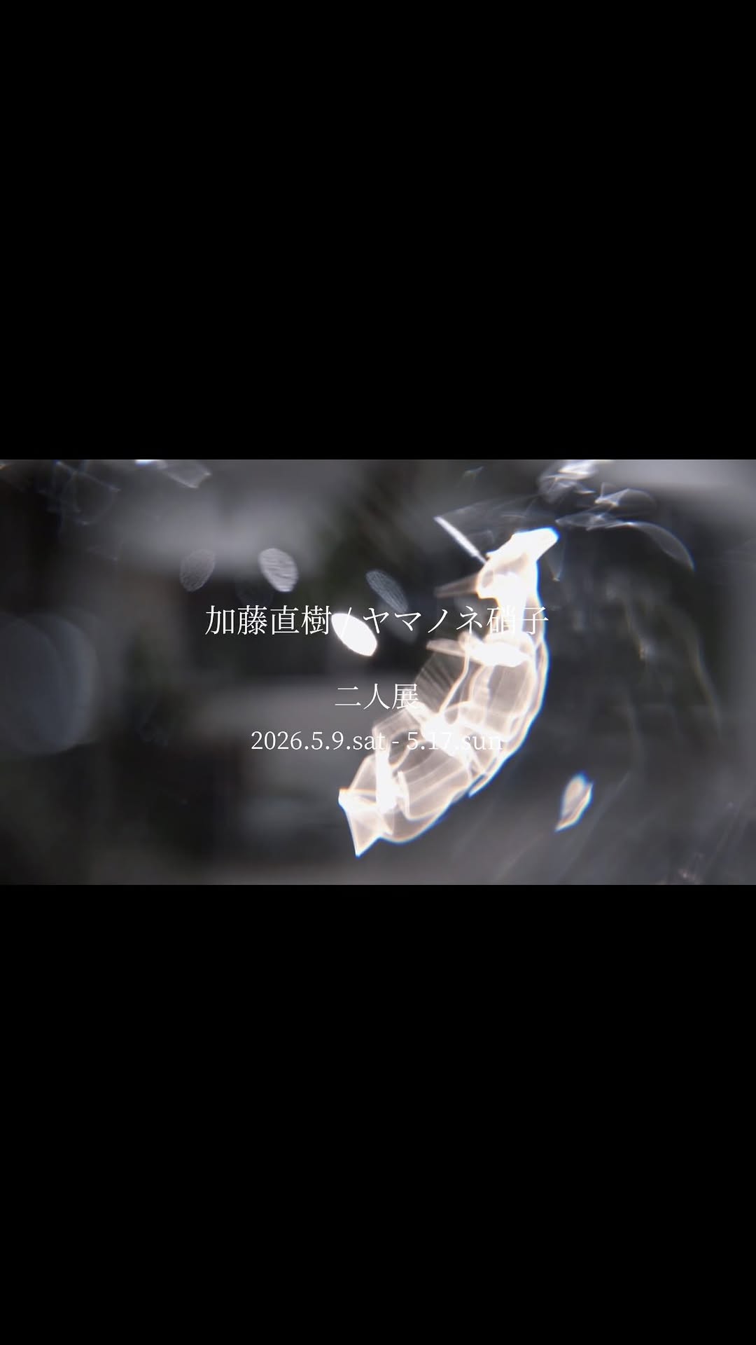 加藤直樹 / ヤマノネ硝子 二人展